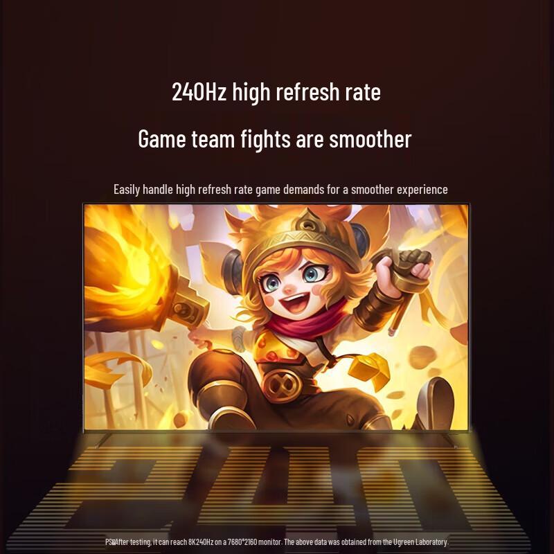 Ugreen DisplayPort 2.1 Fiber Optic 8K/16K Gaming Cable