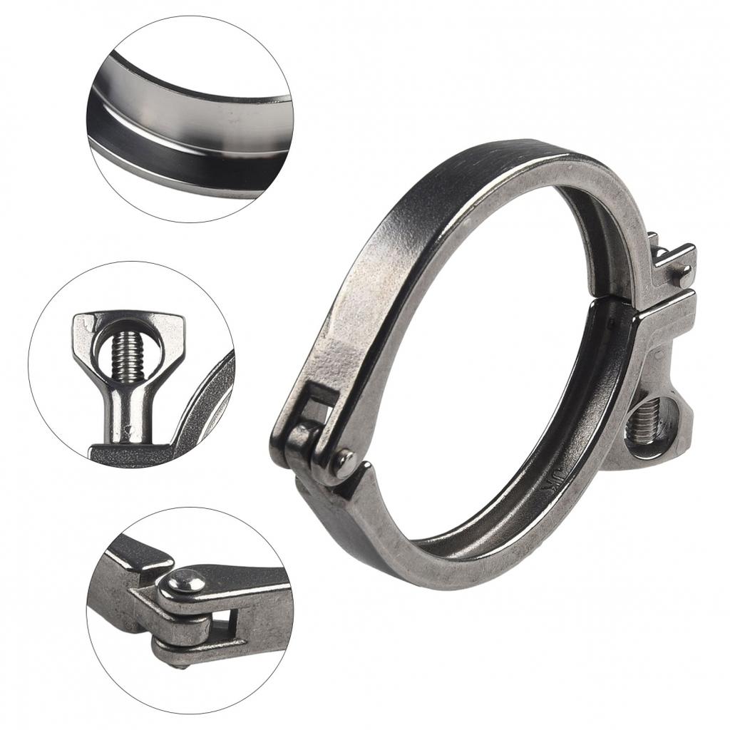 Pipe Fittings Ferrule PTFE Gasket SS304 Sanitary Weld