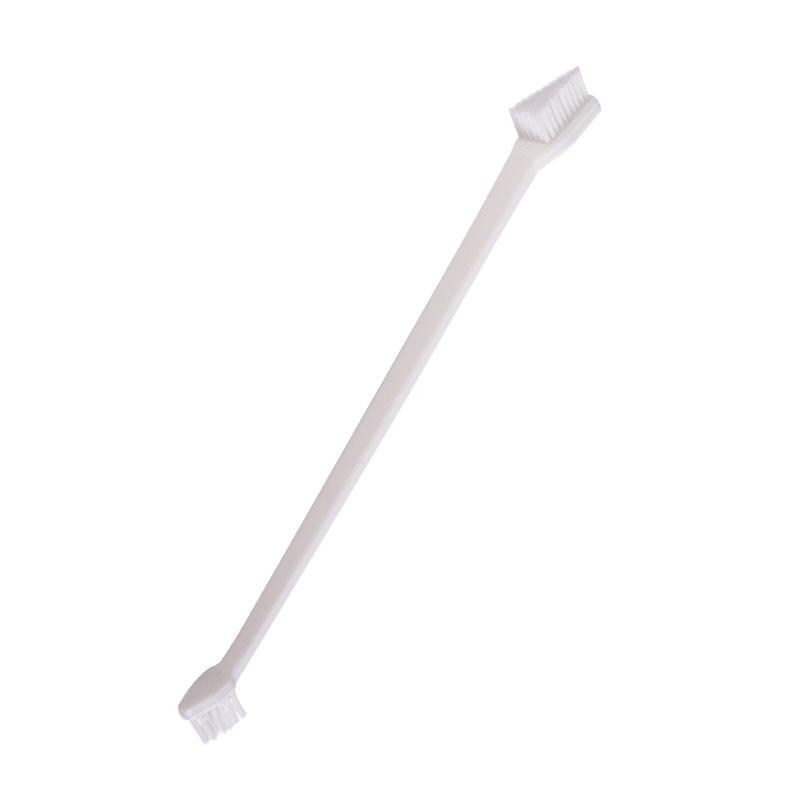 Pet Double Head Toothbrush for Dogs and Cats - Long Handle Oral Care Tool