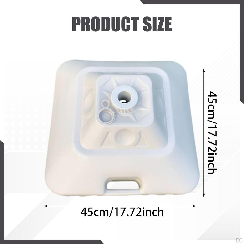 Patio Umbrella Base Pole Holder Fillable Accessories Water Filled Stand for Deck Fishing