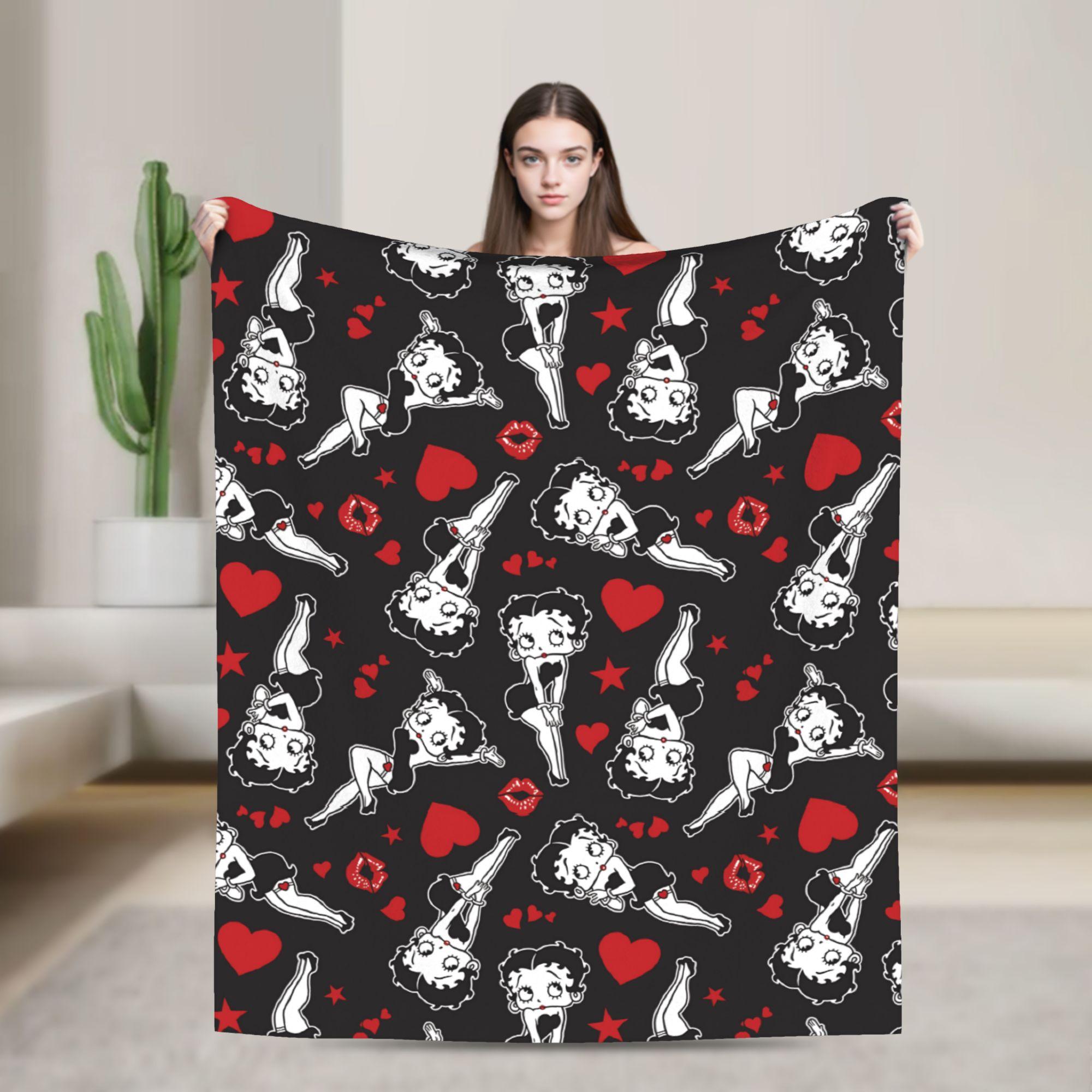 

B-Bettys Boops Blanket Quality Super Warm Throw Blanket Winter Camping Bedroom Comfortable Bedspread 100cm x 150cm