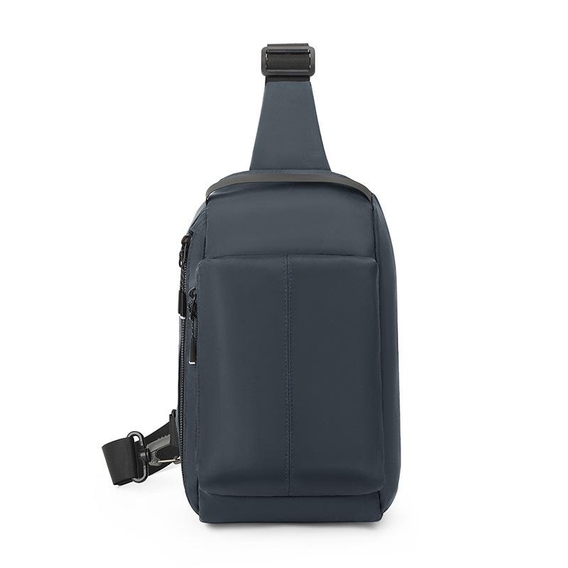 

Men s Crossbody Bag Shoulder Bag Mobile Phone Bag Lightweight Chest Bag темно-сірий