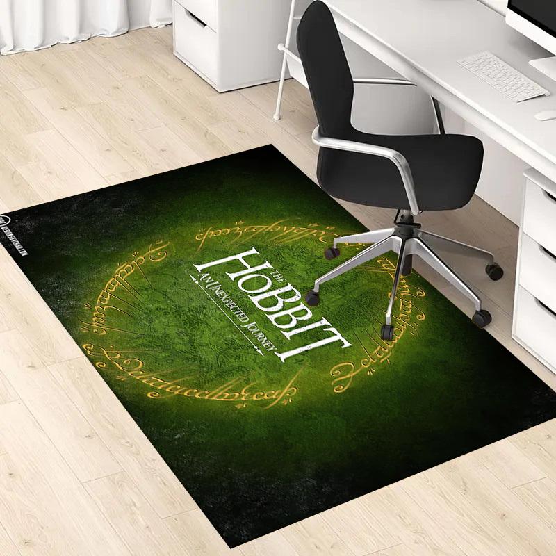1pc Office Carpet Chair Mats The Hobbit Unexpected Journey Perfect for Decorating Office Chairs, Living Rooms, Or Bedrooms,Polyester Carpet