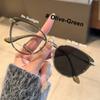 Nearsighted Eyeglasses Trendy Cat's Eye Color Changing for Women For Outdoor Use Color Changing UV Protection Goggles Myopia Eyeglasses