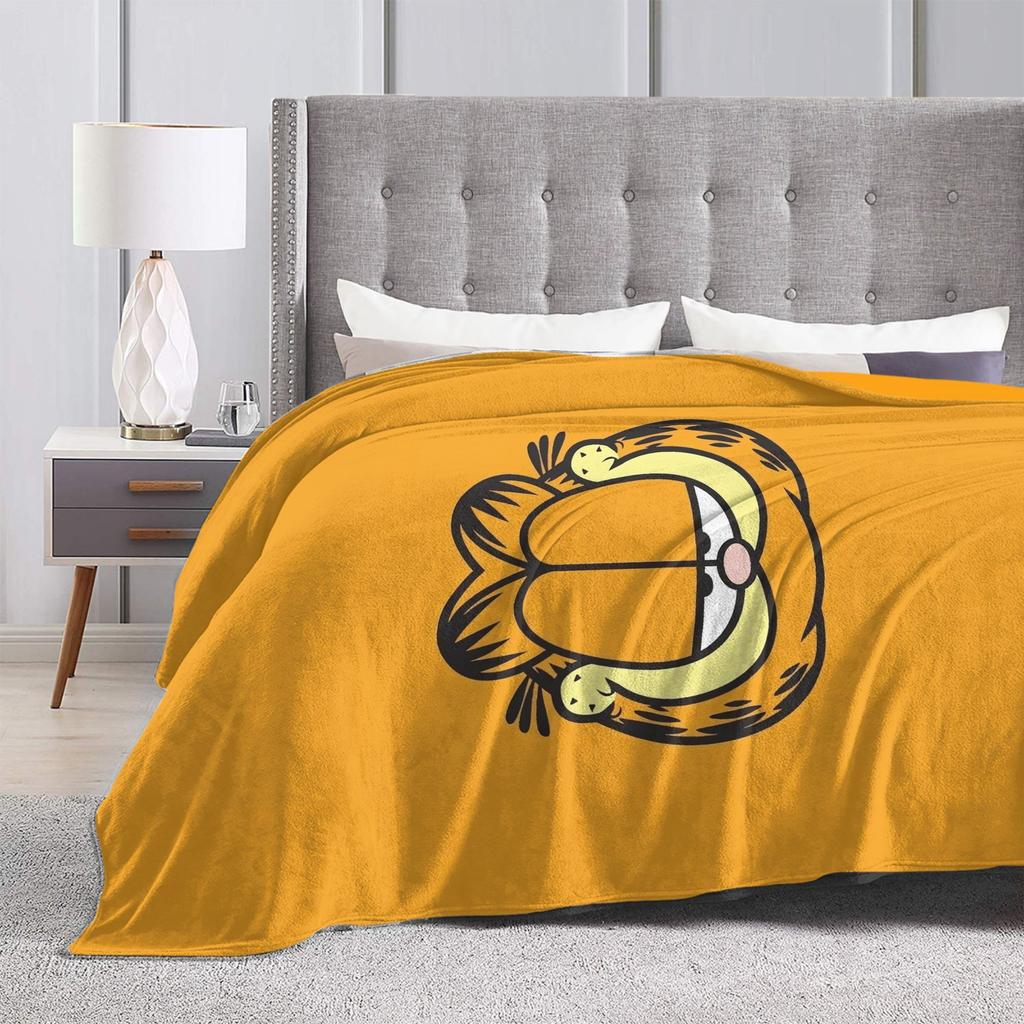 G-Garfields Blanket Soft Novelty Plush Throw Blanket For Children Living Room Flannel Bedspread Bed Cover