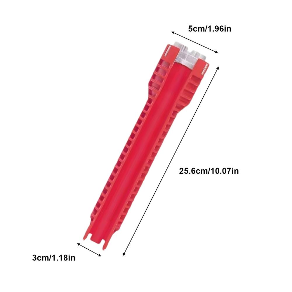 

Under sink wrench faucet tool Multifunctional metal non-slip faucet wrench set Slotted design faucet nut wrench tool