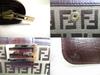 Authentic FENDI Zucca Canvas Brown Leather Bifold Wallet Compact Wallet #a466  Refurbished
