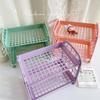 Ins Cute Room Storage Organizer Storage Rack Kawaii 2 Layer Desktop Cosmetic Jewelry Storage Rack Bathroom Rack Storage Shelf