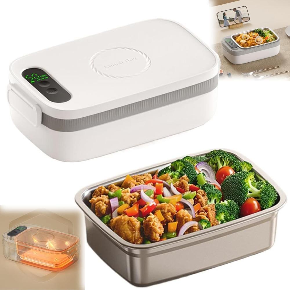 

4 Keep-warm Temperature Setting Food Warmer 7 Heating Time Settings Bento Box New Food Containers