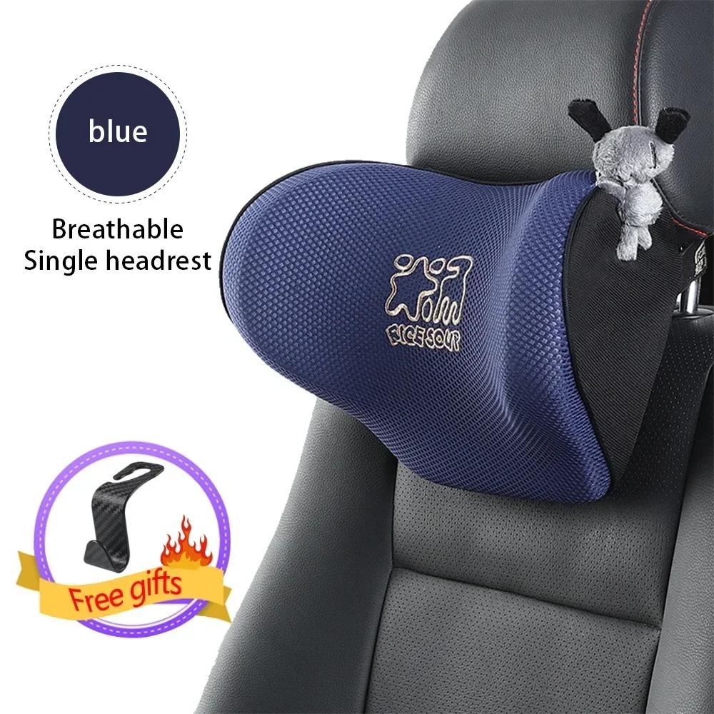 Qualità Poggiatesta Auto Supporto Collo Sedile Traspirante Protezione Cuscino Lombare Auto Memory Cotone Protettore Cuscino Cuscino Collo Auto