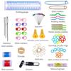 100Pcs/22Pcs DIY 22 Sizes Crochet Hooks Needles Stitches Knitting Craft Case Crochet Agulha Set Weaving Tools Sewing Tools