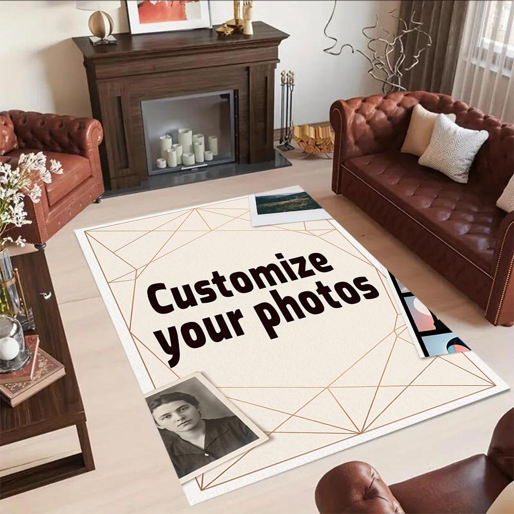 Customize Photo Personalized image Floor Mat Perfect for Dining Room Kitchen Entryway Hallway Antislip Carpet Office home decor