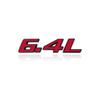 1Pc Metal 3D Car Sticker 392 345 6.4L Emblem Car Fender Side Sticker Rear Trunk Bumper Tail Sticker For Hemi Charger Challenge