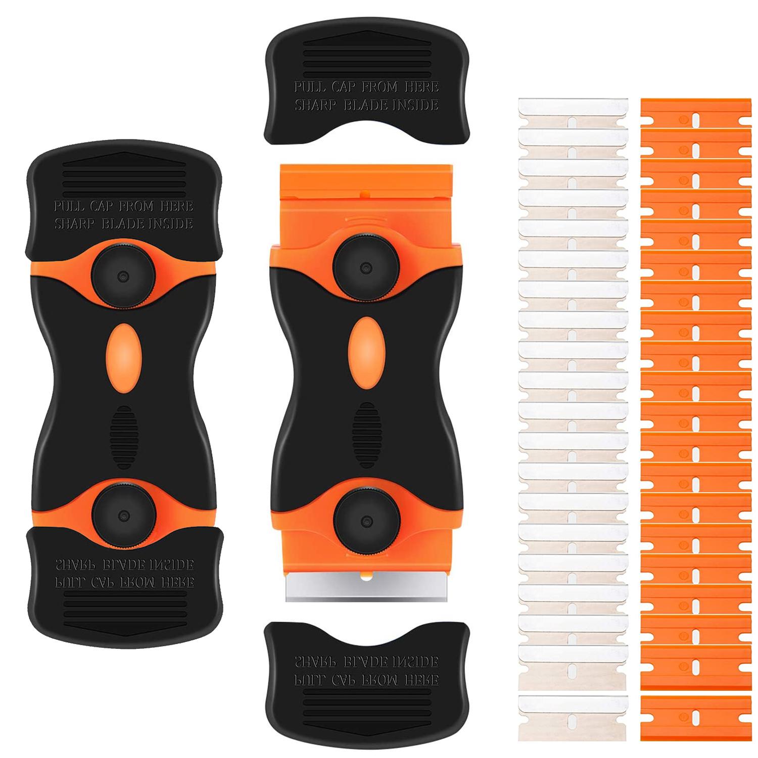 

10PCS/20pcs Наклейка для обгортання леза бритви Пластиковий скребок Керамічне скло Автомобільний клей Очисник для вікон Інструмент для видалення Ракель Інструмент для автомобіля Picture showsebp