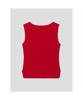 8SECONDS Color Sleeveless Knit Top Red