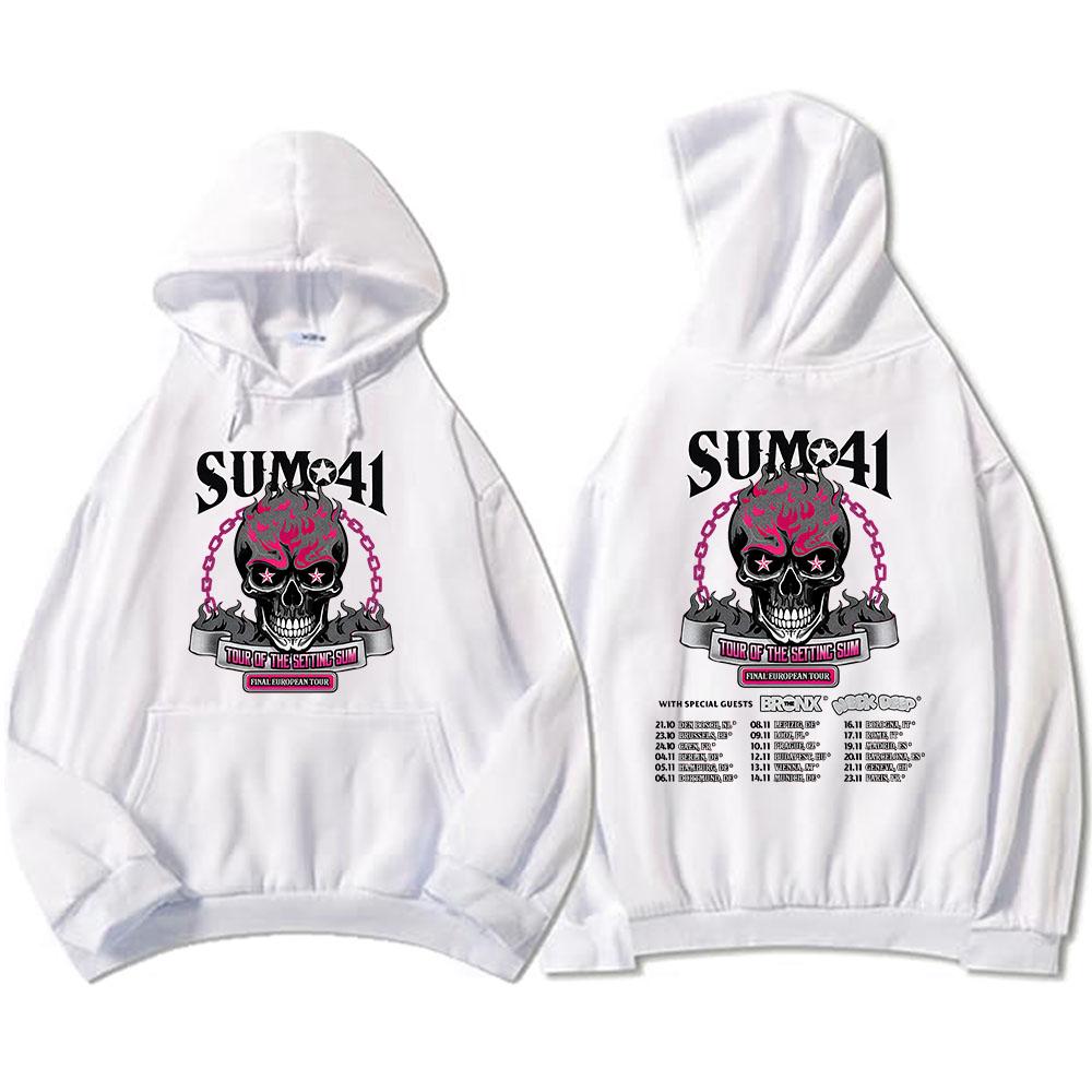 Hip Hop Streetwear Unisex The Final Tour Sum41 Hoodies Graphic Clothes Sudaderas Con Capucha Heavy Mental Style