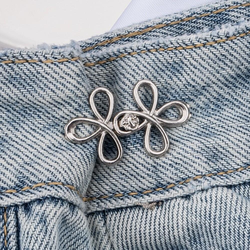 Adjustable Adjustable Metal Buttons Metal Waist Button Fastener Jeans Buttons Tighteners Denim
