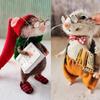 Needle Felted Mouse DIY Wool Felting Craft Decoration, Handmade Mouse Doll Winter Christmas Ornament, Cute Gift for Crafters