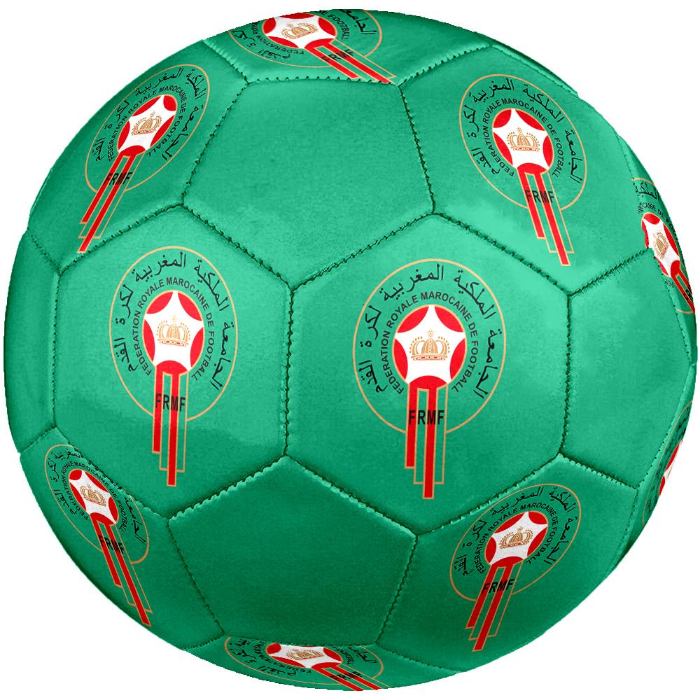 Morocco National FC Size5 Soccer Ball, Colorful, Suitable for All Ages, Machine-stitched, PVC Material, Competition Grade,durable and High Bounce