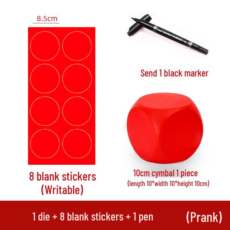 Large Wedding Dice Set: Fun Interactive Game for Newlyweds, Pranks, and Door Blocking.