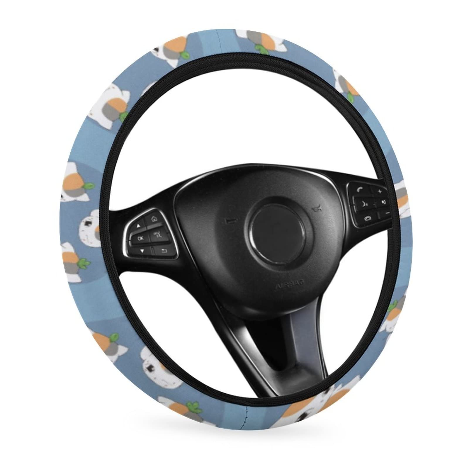 

Книга Друзей Нянко-сенсей Руль для автомобиля Подходит для кей-каров и стандартных Удобный для интерьера Подходит для всех 38 см Чехол Нацумэ,