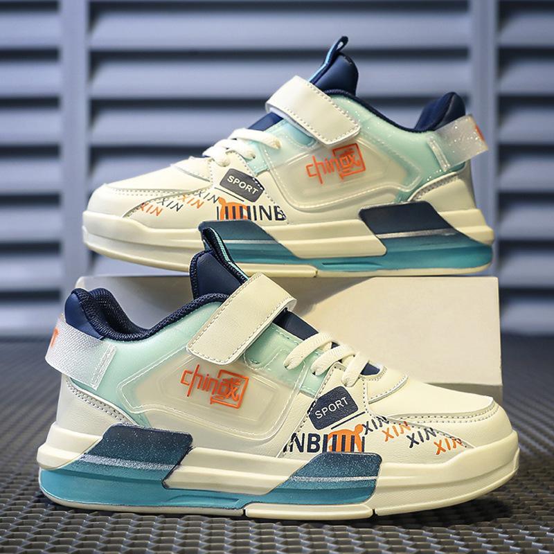 Board shoes casual spring and autumn girls sports shoes boys boys shoes trendy brand new children's medium and older children's white shoes