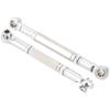 8Pcs Upgrade Metal Pull Rod Steering Pull Rod for WPL/MN/Feiyu 1/16 RC Car Spare PartsSilver