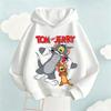 2026 New Autumn Boys Girls Hoodies Cartoon Print Children's Tom Jerry  Autumn Winter Long Sleeve Sweatshirt Cute Girls Hoodies