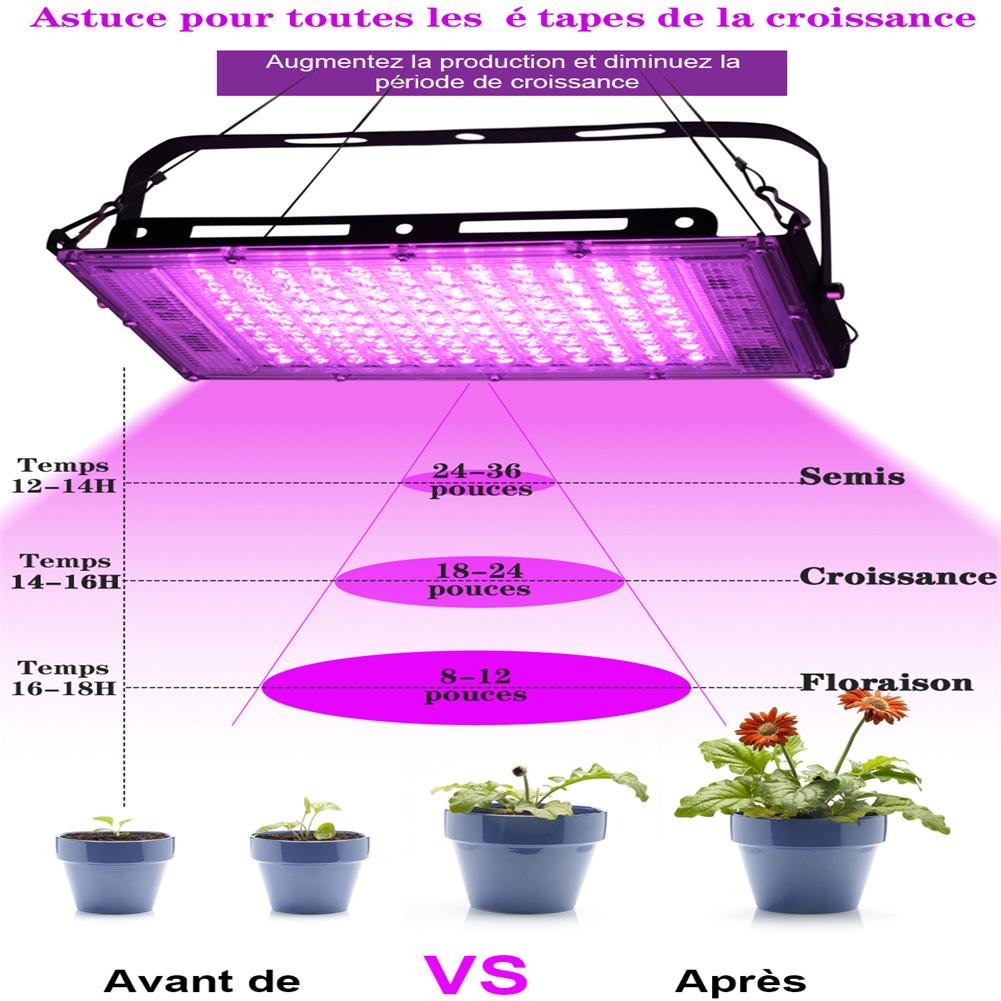 Led Full Spectrum Grow Light 220v 50w 100w Plant Growing Lamp For Indoor Plant Hydroponics