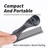 New Design Folding Comb for Men Fashion Women's Styling Comb Steel Portable Travel Home Folding Comb
