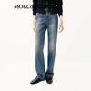 MO&Co. Women's Mid-Rise Slim Straight Jeans