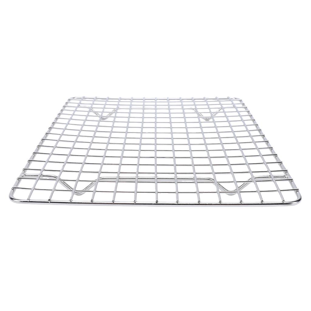 Cooling Rack for Cooking and Baking Stainless Steel Oven Safe Grid Wire Cookie Drying Rack 25x19.5x1.5cm