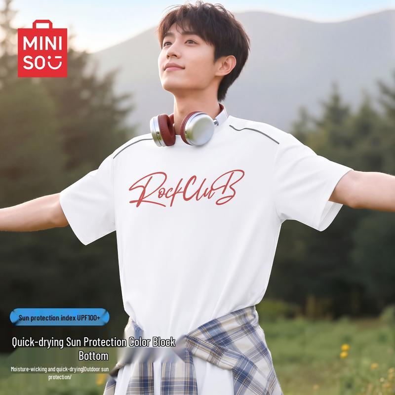 MINISO Men s Quick-Dry Sport T-Shirt 4XL