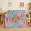 Singer T-Taylor Singer Music Flannel Blanket Soft Warm Throw Blanket for Bedroom Living Room Bed Travel Camping Picnic Gift