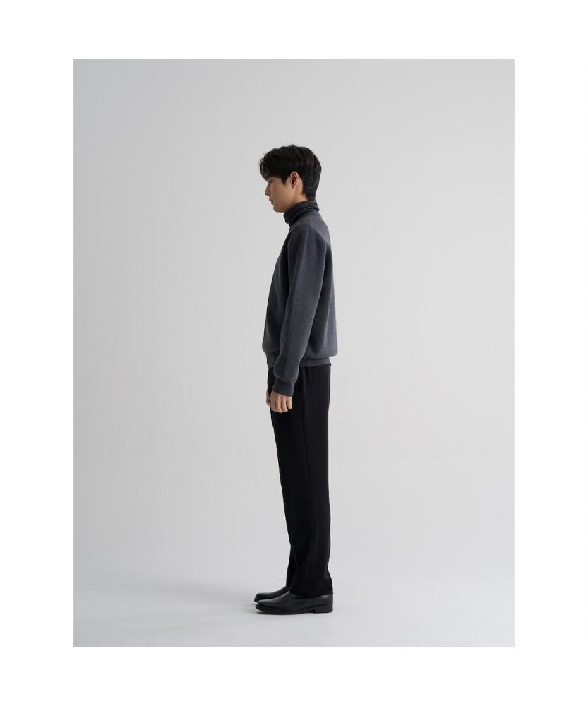 8SECONDS [Everyday Slacks] Straight Fit Spring Slacks Black