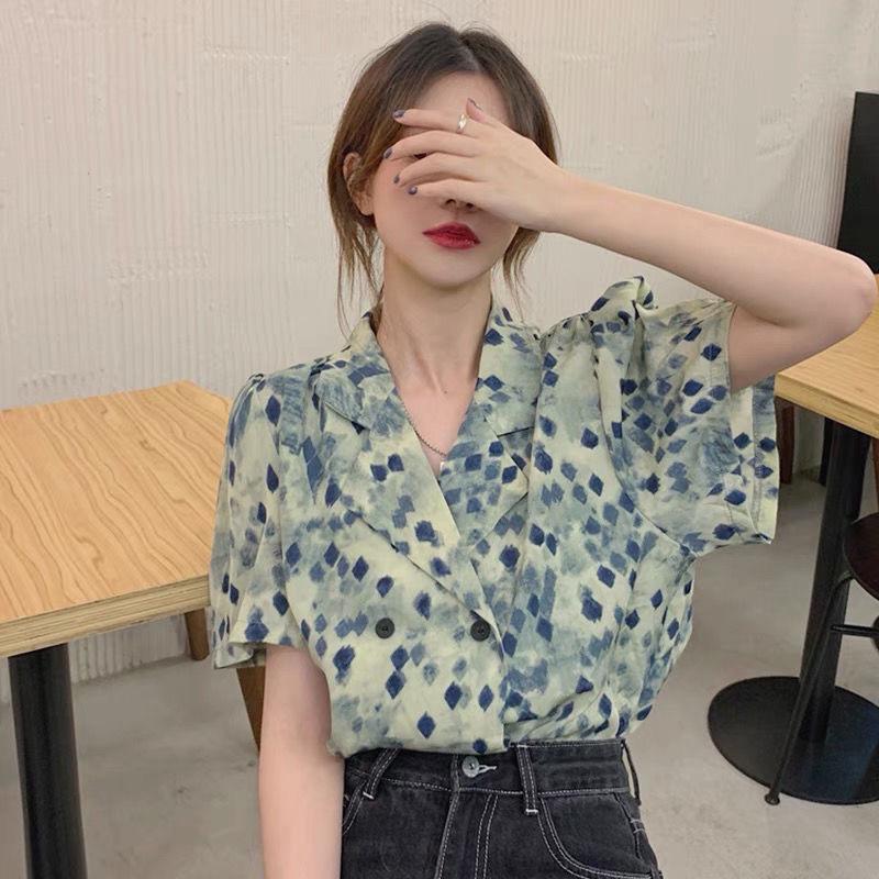 Retro Floral Chiffon Blouse - New Summer French Style