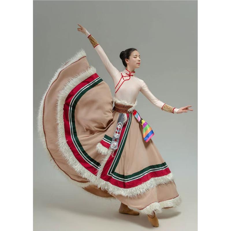 Tibetan Dance Performance Costume for Women