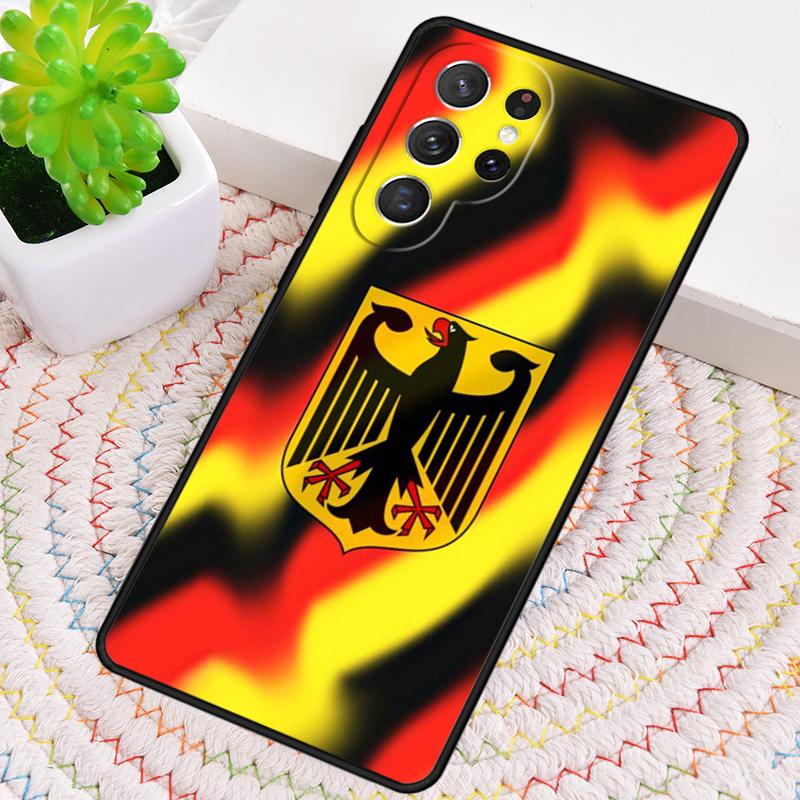 Germany Flag National Emblem Silicone Phone Case For Samsung Galaxy note 10 pro S26 S25 S24 S23 S22 S21 Plus S25Ultra Capa Cover