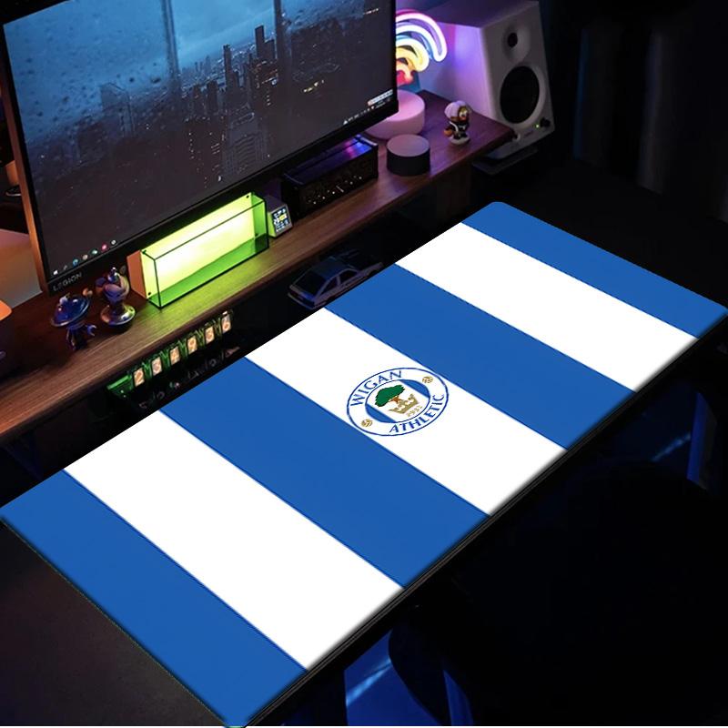 Wigan Crest Mouse Pad, Rubber Base, Mouse Pad for Gamers and Office Use, Gaming Desk , Easy To Clean Mat Christmas Fan Gifts