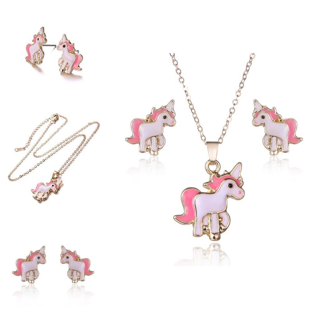 Cute Animal Necklace Set European And American Hot Selling Alloy Jewelry Set