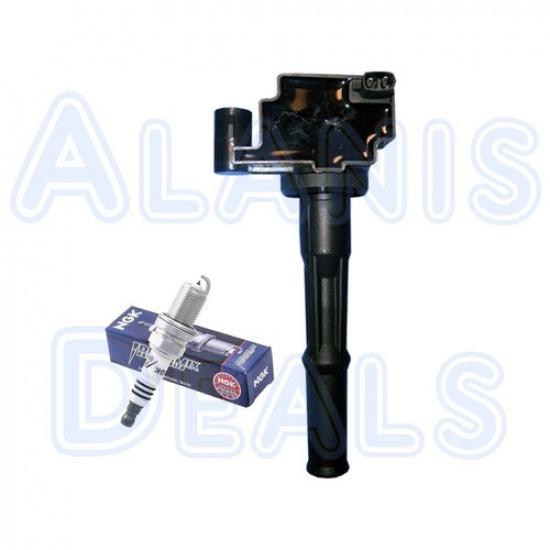 New  Iridium IX 5464 Spark Plug (1) + (1) High Performance Ignition Coil