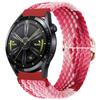 22mm Nylon-Schlaufenarmband für Samsung Watch 46mm/Gear S3/3/4/5/6/7/Huawei Watch GT/2/3/GT5 Pro 46mm Geflochtenes Armband für Amazfit GTR
