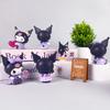 Kuromi Lucky Divination Pvc Collectible With Heart Candy Design For Gift And Decor