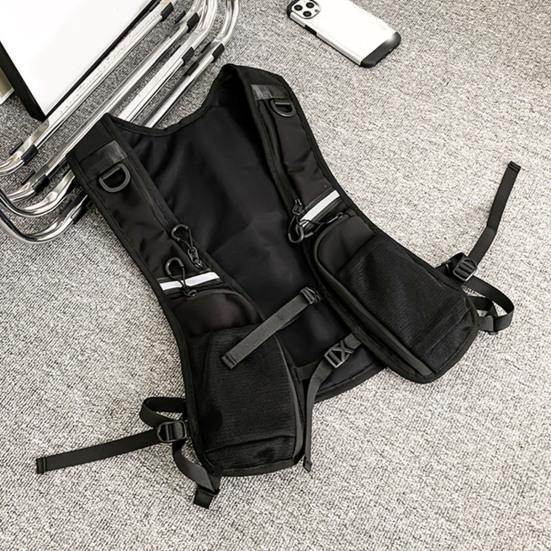 Brusttasche für Herren, taktisch inspiriert, Sports Utility-Brusttasche mit mehreren Taschen, wasserdicht, für Outdoor-Reisen, Sportweste, Herrentasche