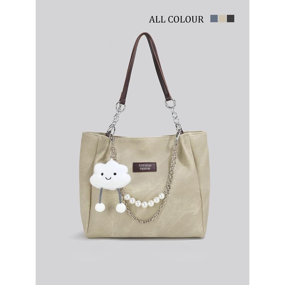 Customized genuine high-end single shoulder niche design bag women's summer new large-capacity commuting versatile tote bag