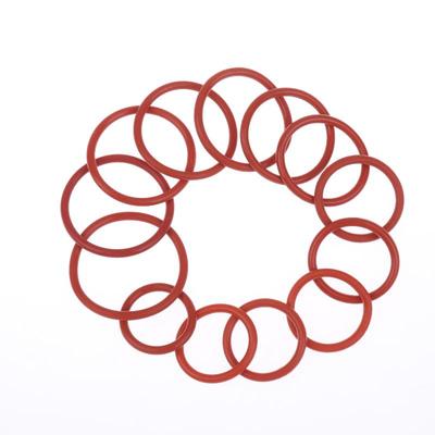 10 STÜCKE Silikon O-RING Für Kaffee 43.6*35*4.3 Mm O-Ring VMQ Dichtung Dichtung Dicke 4.3mm O-Ring Roter Gummi