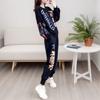Casual Sportswear Set Women's Loose Fashionable Korean Style Sweatshirt Two-Piece Ensemble Spring Autumn