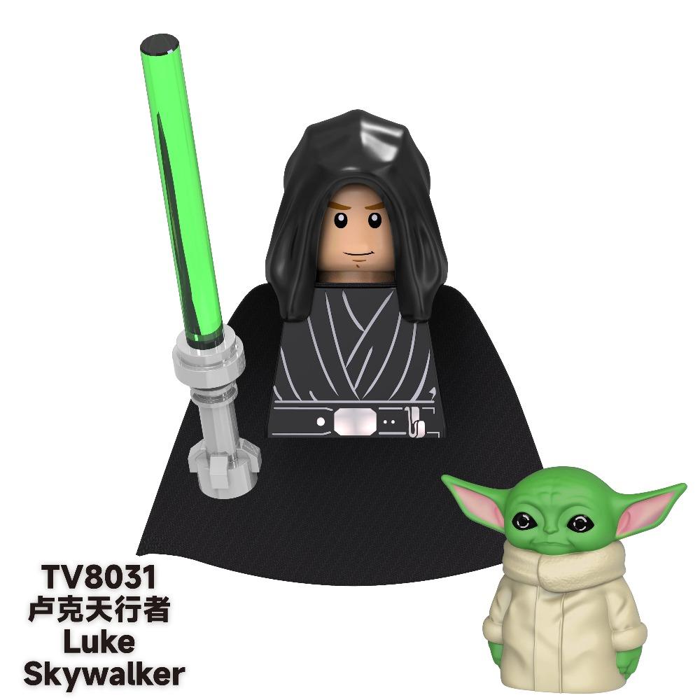 Bounty Hunter Cad Bane Building Din Djarin Grogu Bausteine Young Luke Skywalker Figur NED-B Steine Figur KM66037 KM66044 Spielzeug