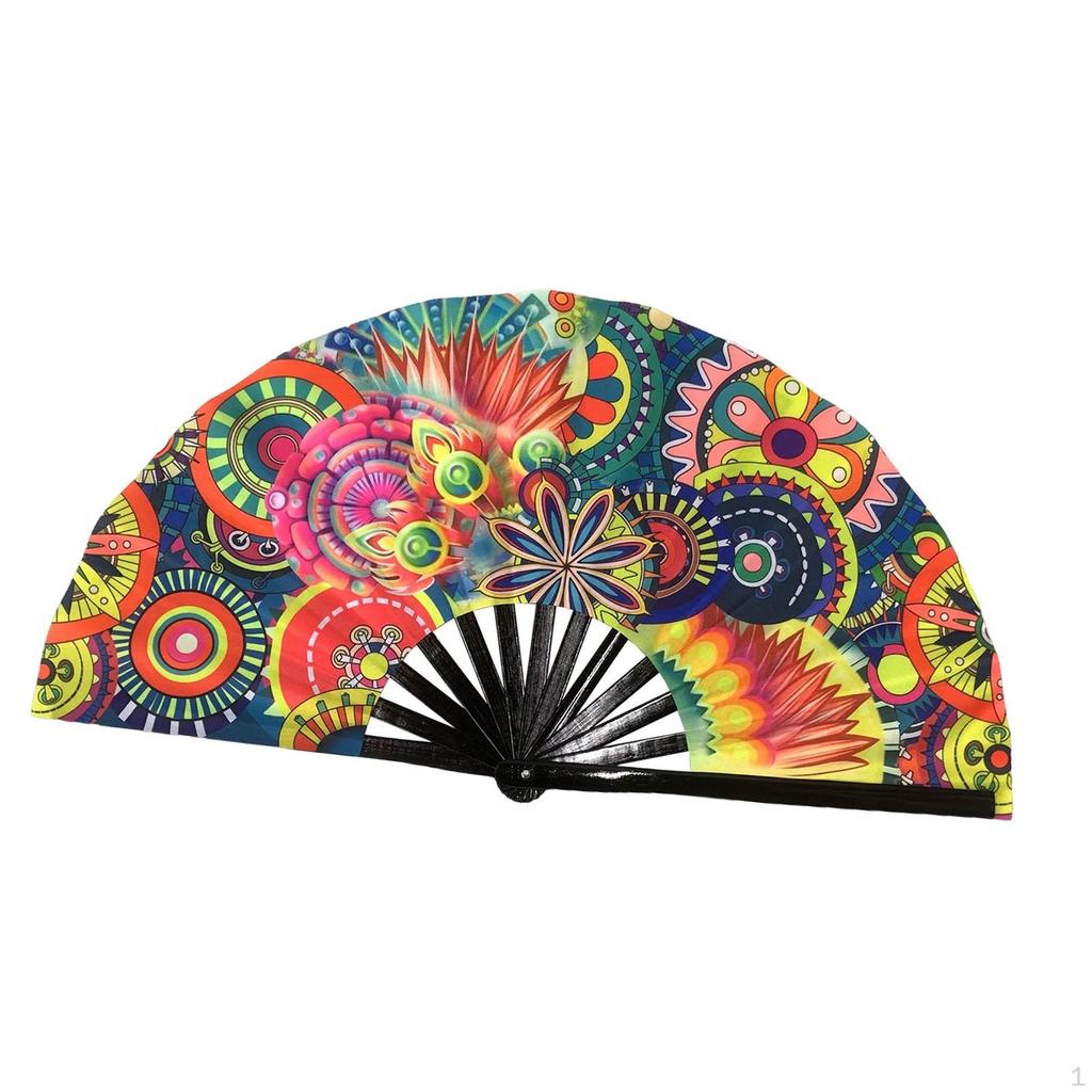 Bamboo Frame Folding Fan for Festival Celebrations And Performances