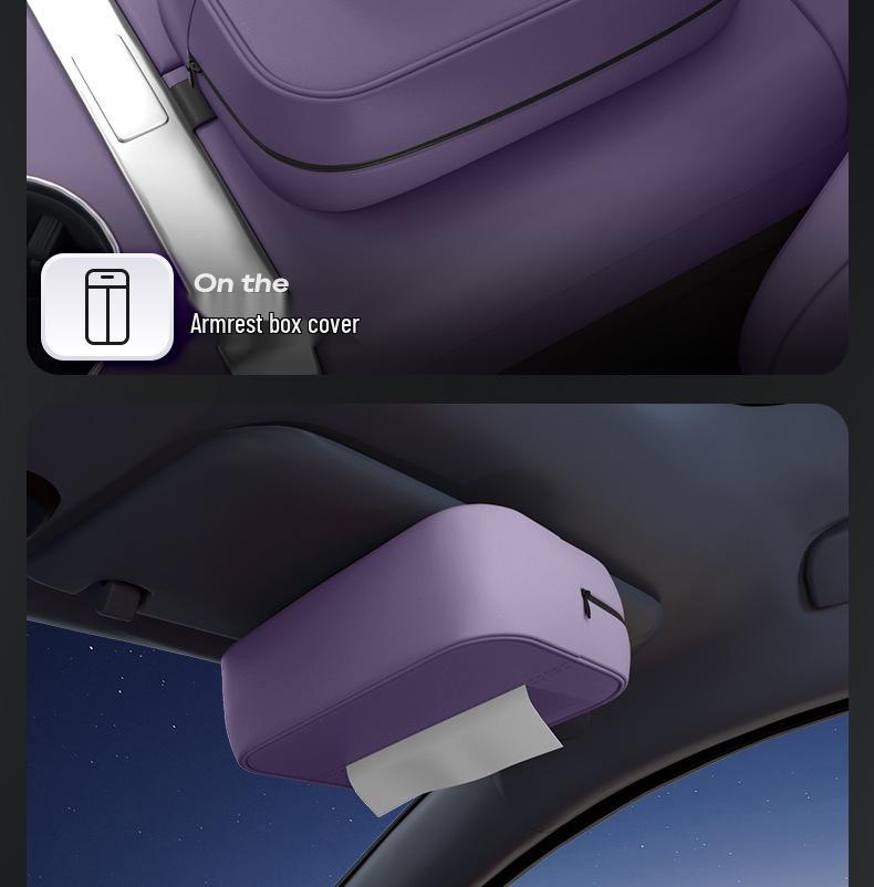 Compatible Tissue Box for Avatr 06/07/11/12: Car Armrest Hanging Interior Bag, 25 New Model